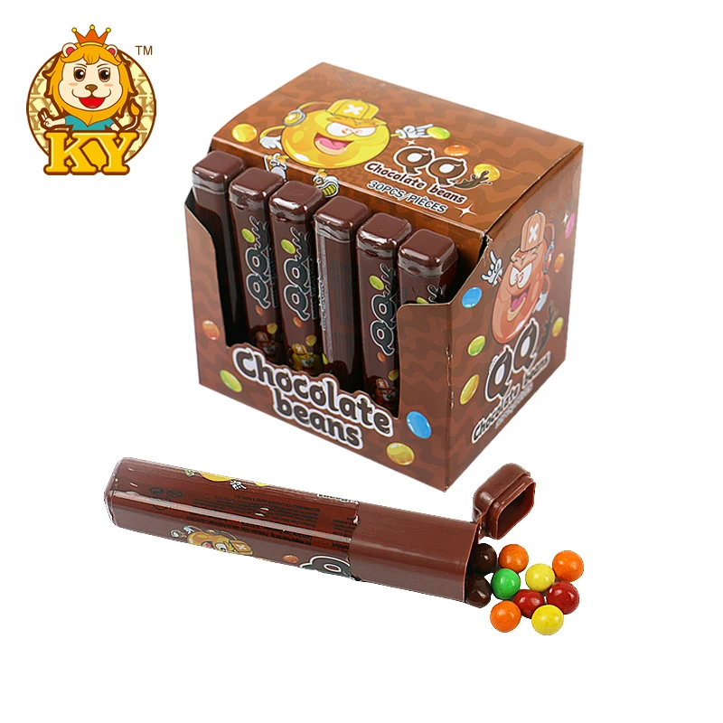 Manufacturer wholesale colorful mini chocolate bean sweet candy