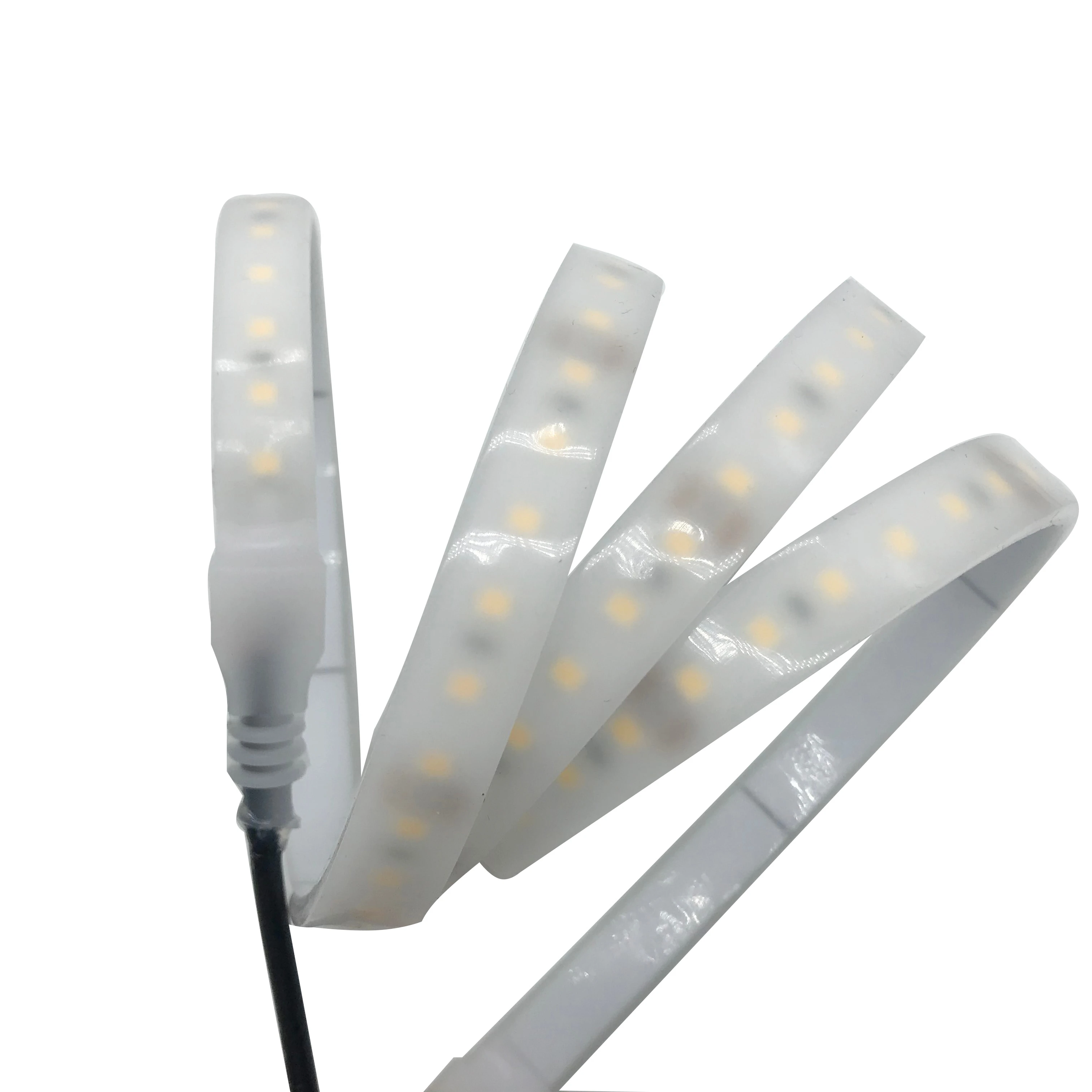2835 120LED/M 12V 24V  IP67 Silicone Extrusion Milky Strip Light Housing LED Light Strip Wholesale