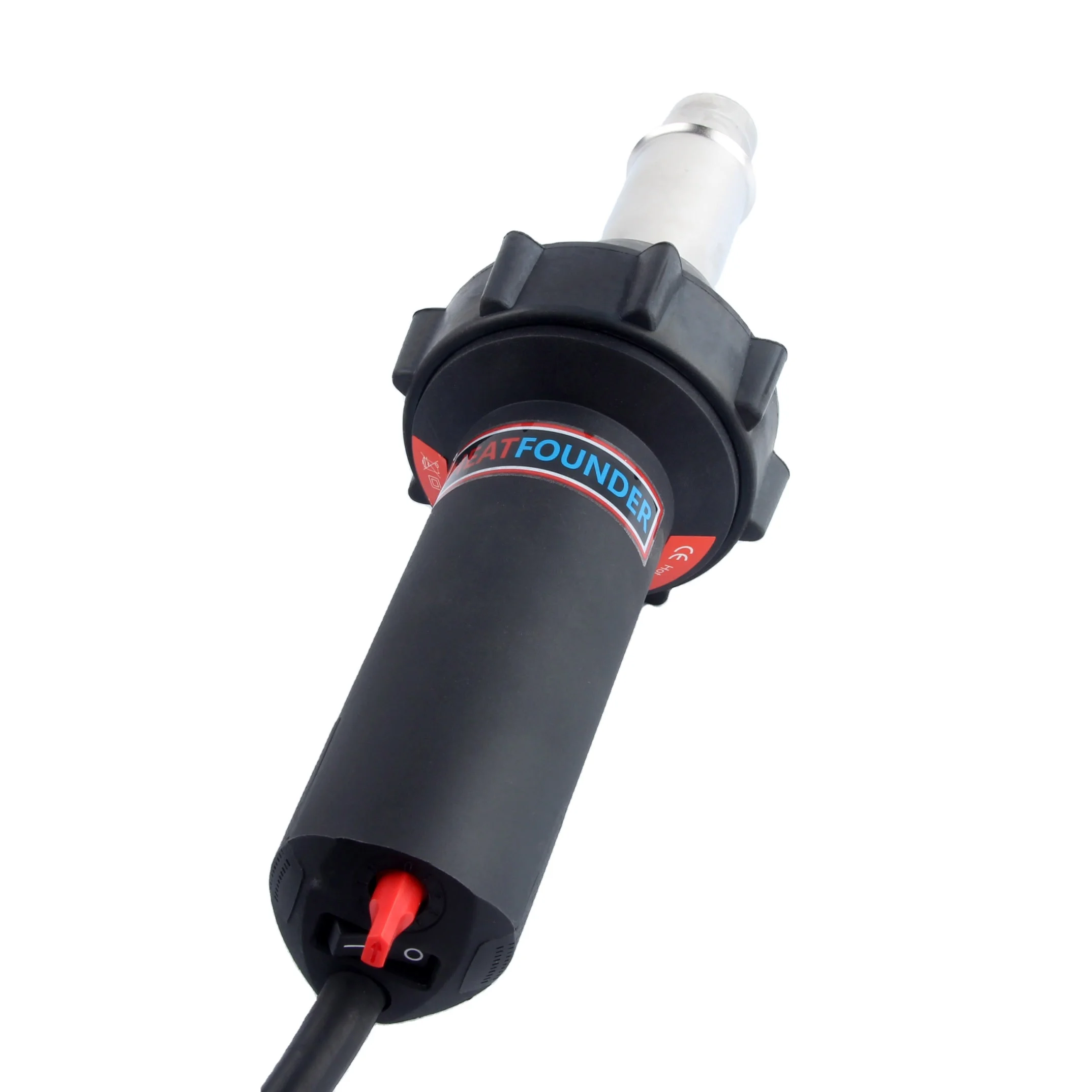 1600W Plastic Welder Hot Air Weld Gun with Roofing Seam Rollers/Seam Tester Probe and Weld Nozzle Plastic Carrying Case