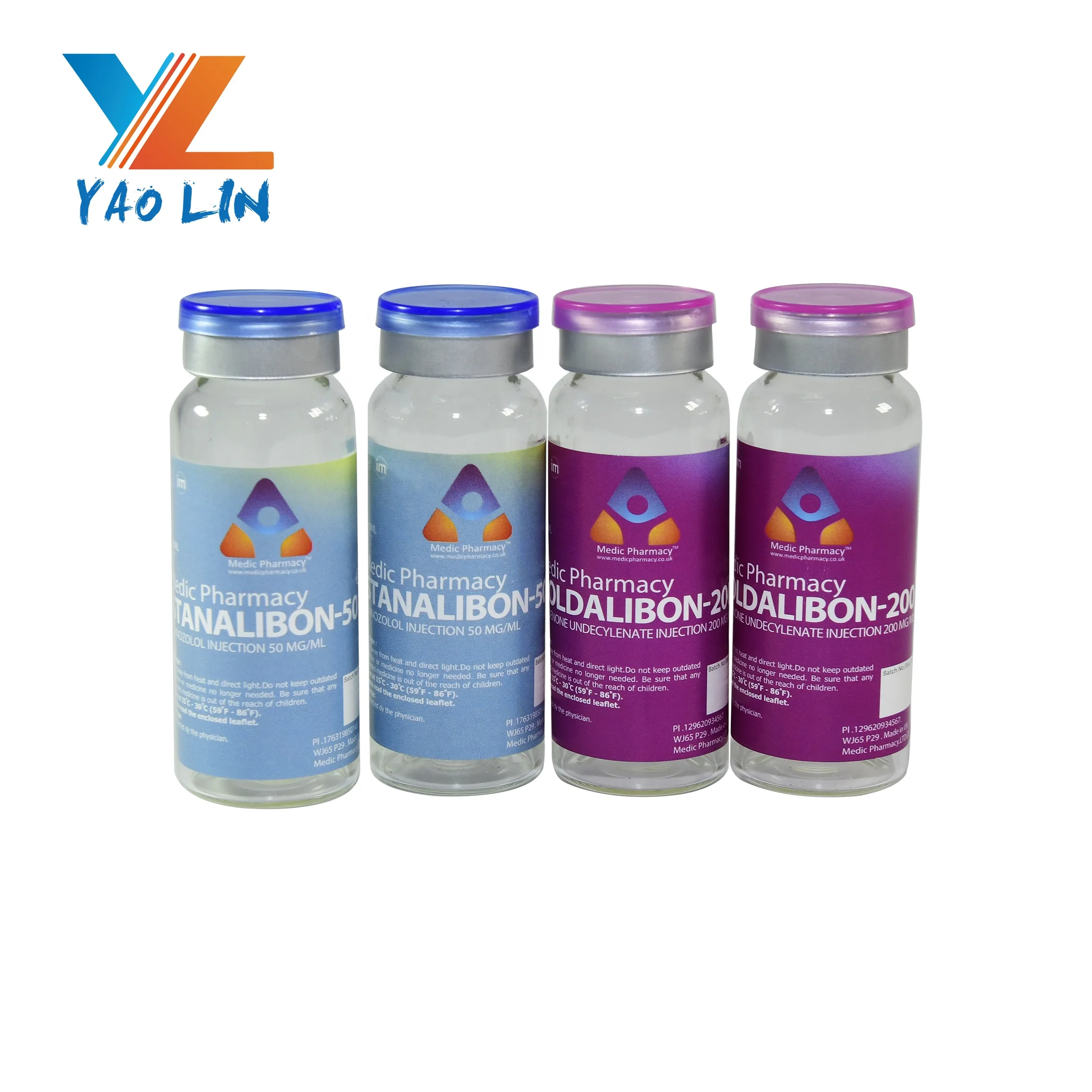 Стеклянная флакон для стероидов 10 мл