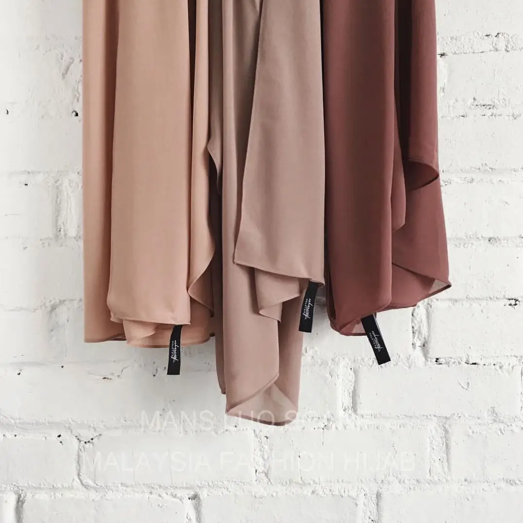 Plain Women Islamic Shawls Headband African Big Lace Scarf Scarfs For Muslim Women Chiffon Party