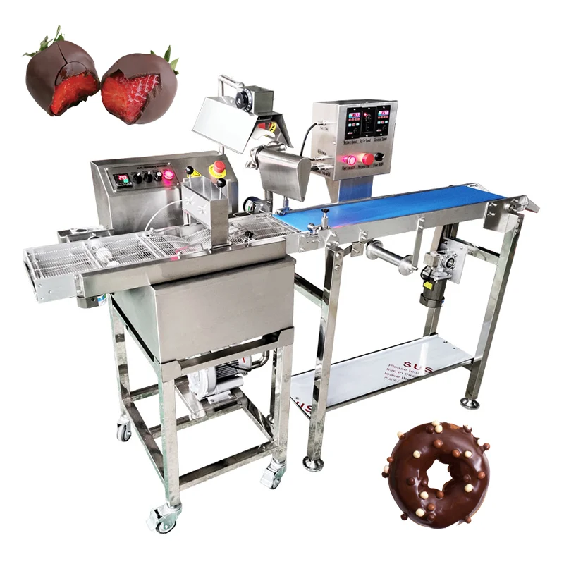 Automatic chocolate fruit nuts coating convoy coat machine sugar make manual small