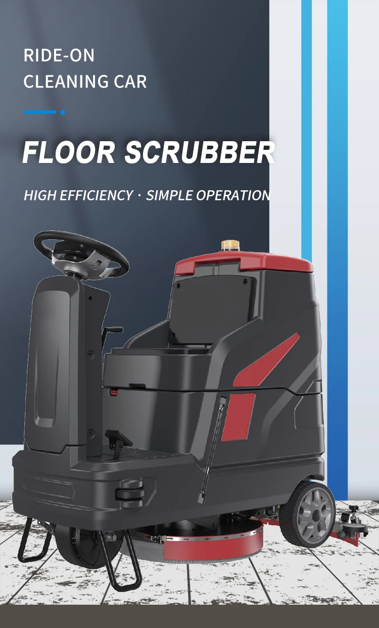 Industrial commercial sweep washing dryer tile floor popular scrubber cleaning machine
