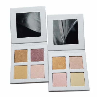 Wholesale loose pigments cosmetics makeup private label highlighter palette