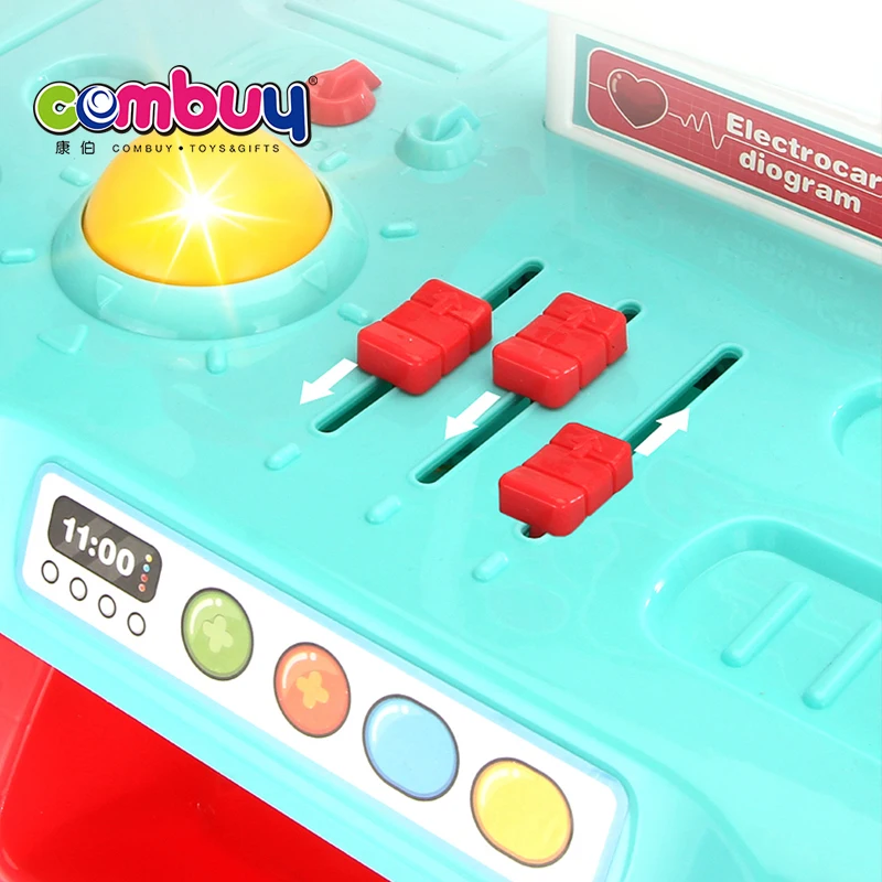 Маленькая клиника стол Электрический Свет Звук пластиковая детская игрушка врач набор