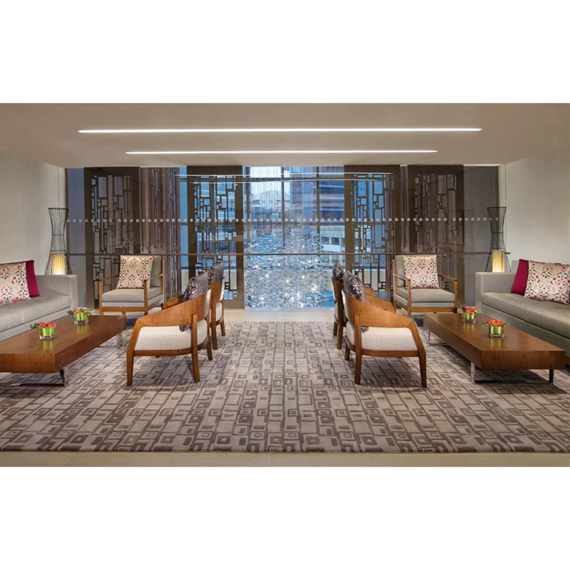 
Wholesale China Factory Custom Made Hotel Small Apartment Furniture Bedroom Ottoman Sofa Headboard Sets 