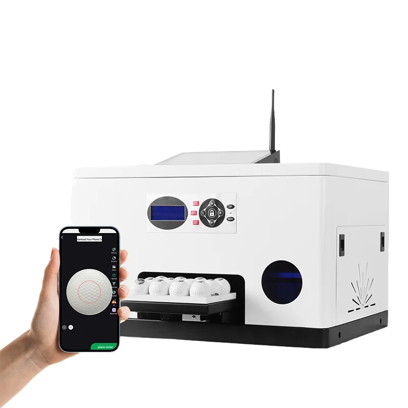 Inkit Cloud Printing H5 Mobile App Golf Ball Inkjet Printer 110V/220V New Small Business Golf Ball Printing Machine