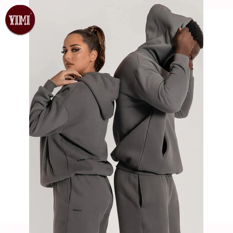 Custom Shorts And Hoodie Jogger Set Men Women Unisex Sportswear Fleece Cotton Sweatsuit