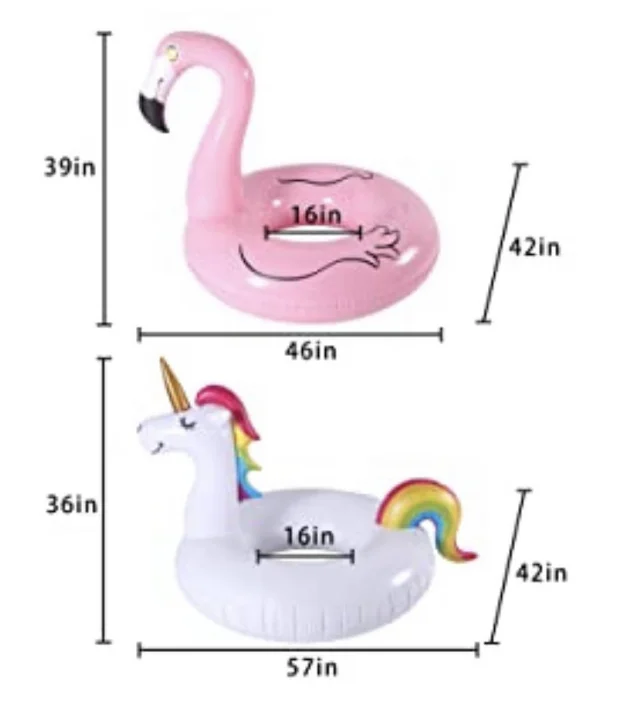 Custom inflatable float swimming pool tube portable inflatable unicorn pool floats for adults inflatable flotador