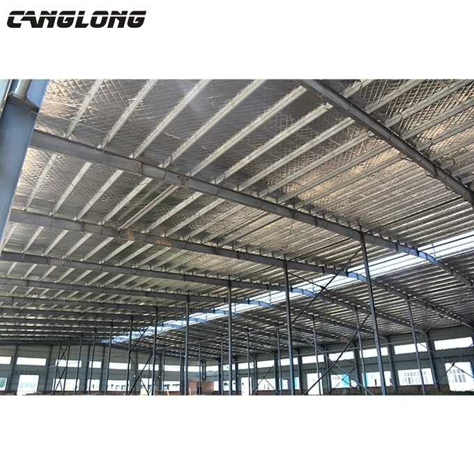 Low cost 2 story warehouse garage prefab steel metal building structure for shed