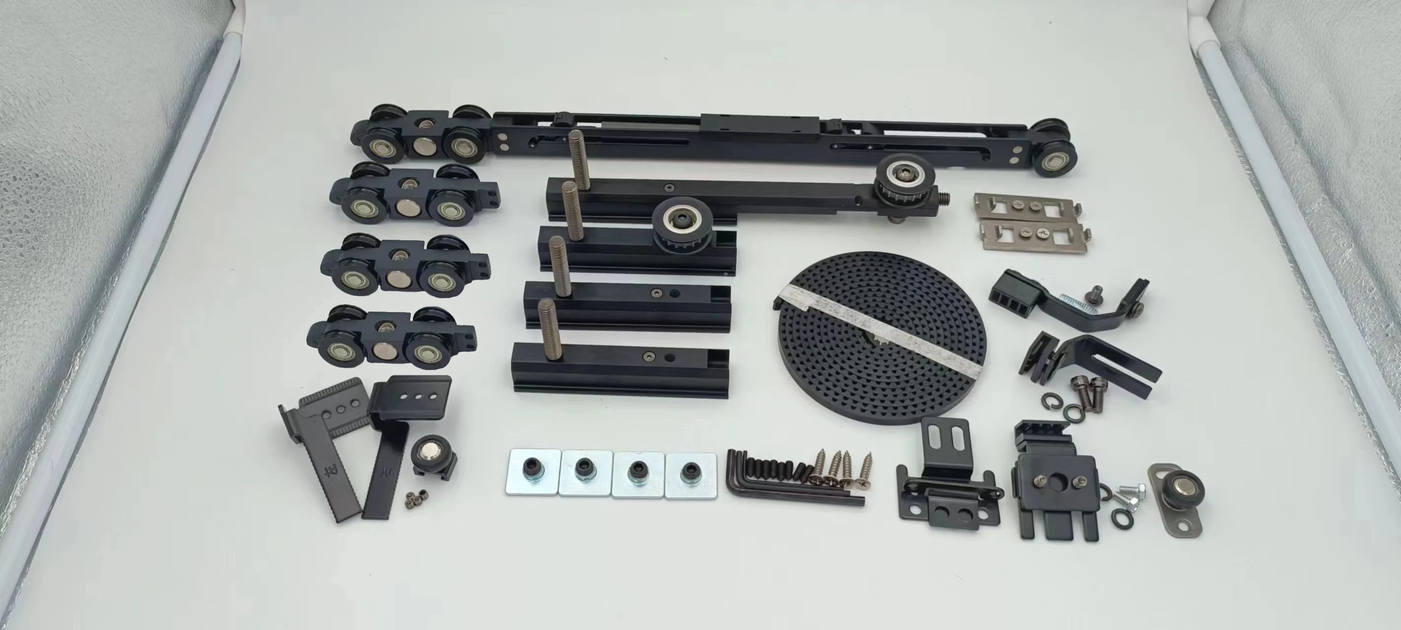 soft closing sliding door rollers for 2 doors for soft close telescopic sliding door system