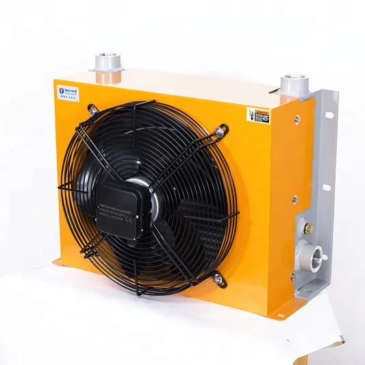 Aluminum fan air oil cooler hydraulic fan cooled heat exchanger unit
