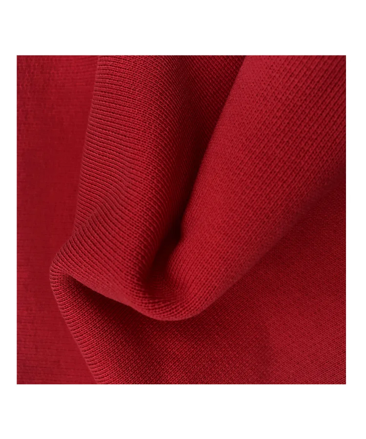 100%Combed Cotton French Terry Knitted Fabric Organic Recycle Acrylic Mercerized Polyamide Modal Elastic