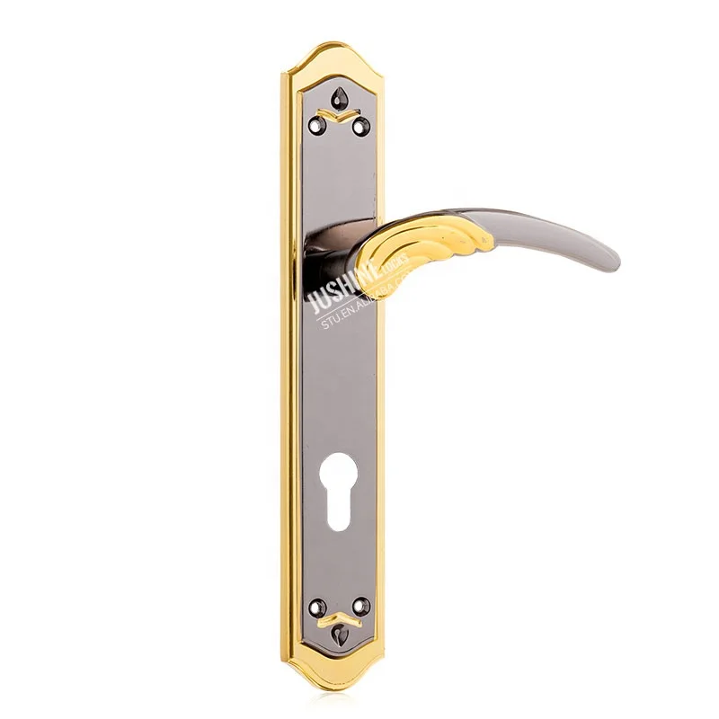 Luxury Gold backplate pull handle 4 screw cool savannah interior door handles bulk
