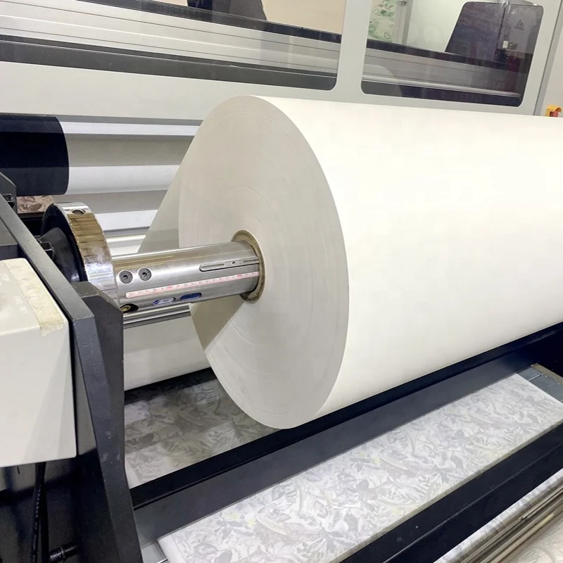 Good price 58g/80g/90g/100g /120gsm roll size Dye sublimation printed transfer paper