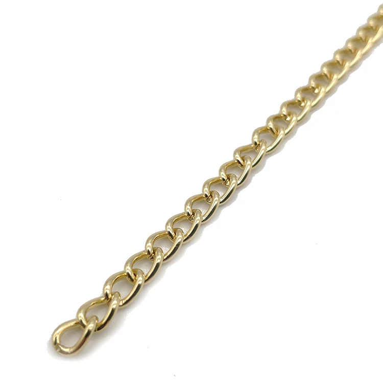 Custom Chain Manufacturer Wholesale Purse Gold Plate Iron Chain for Bag