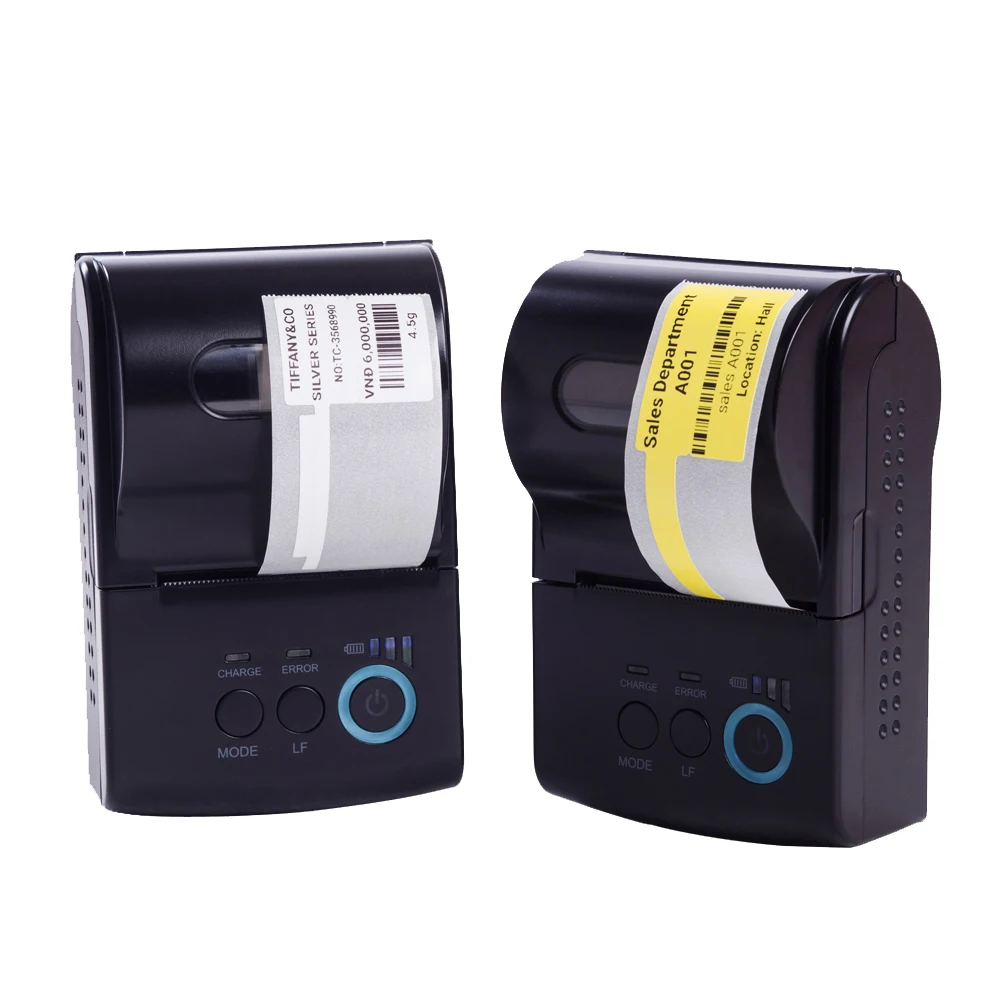 ER-5801 Best Price Printing Machine Barcode Label Thermal Printer Black and White Thermal Receipt Printer 80mm Stock 50mm 58mm