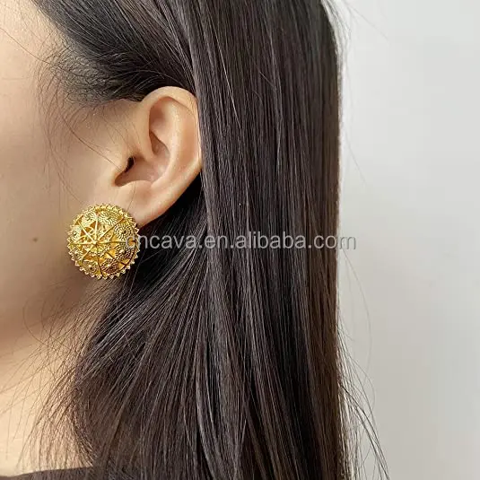 fashion popular design ethlyn 4pcs 18K gold plated ethiopian jewelry sets necklace eritrean/habesha bride wedding gifts