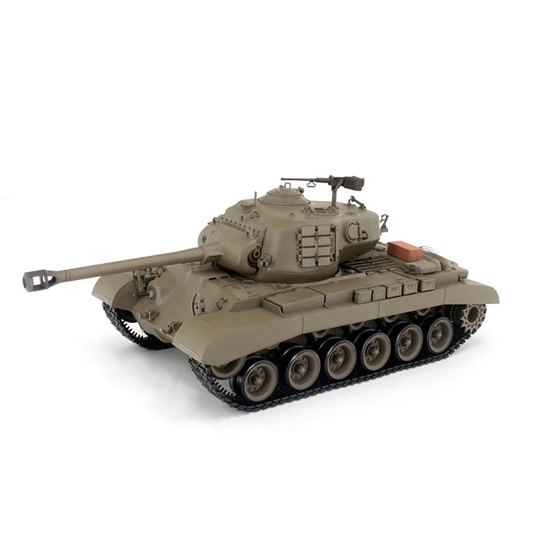 Henglong 3838-1 1/16 Scale WWII U.S.A Pershing M26 Heavy Tank Model RC Tank 2.4Ghz IR+BB Battle Electric RC Toys Tank Hobby Gift