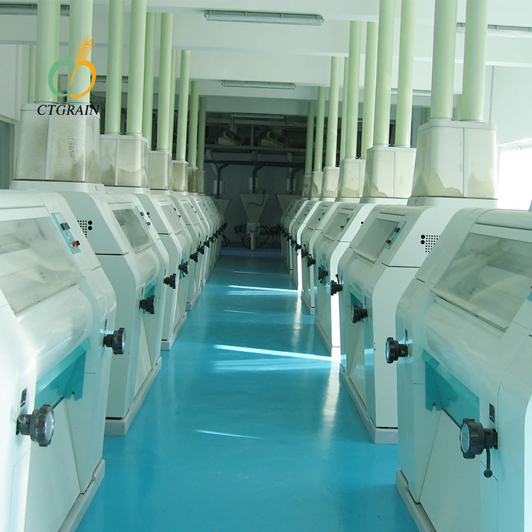 Полностью автоматическая мельница для пшеничной муки, 120 т/д, цена на оборудование