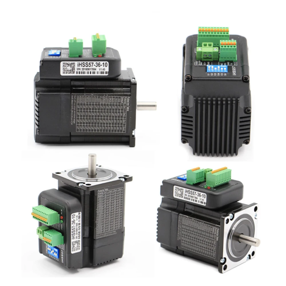 Nema23 Closed Loop Stepper Motor 1.2nm 2.0nm Nema 23 Hybrid Integrated Stepper Servo Motor With Driver