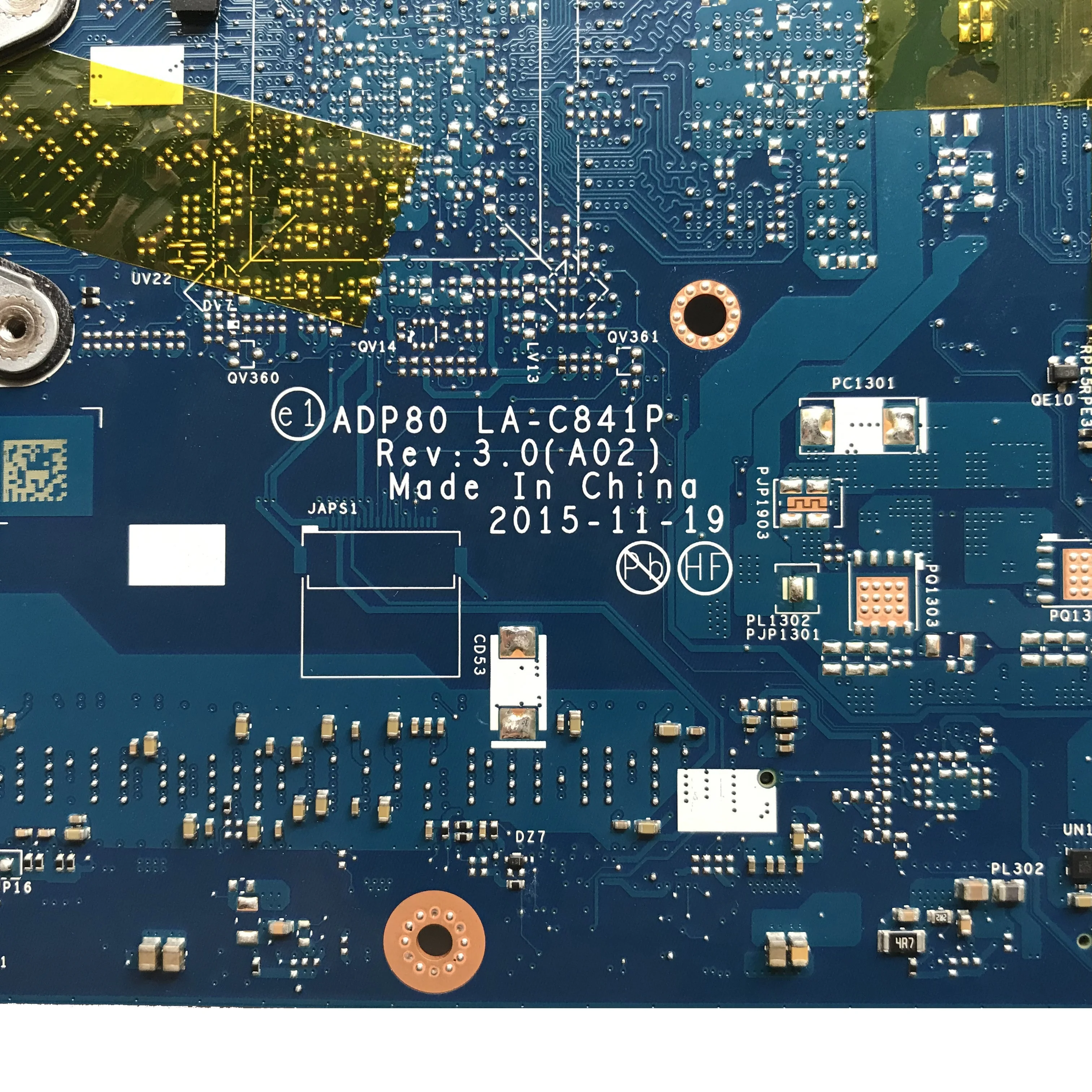 Для Dell Latitude 5570 E5570 Материнская плата ноутбука CN-0CHM56 0CHM56 с LA-C841PMB ADP90 I5-6300HQ процессор DDR4 100% тестирование Быстрая доставка