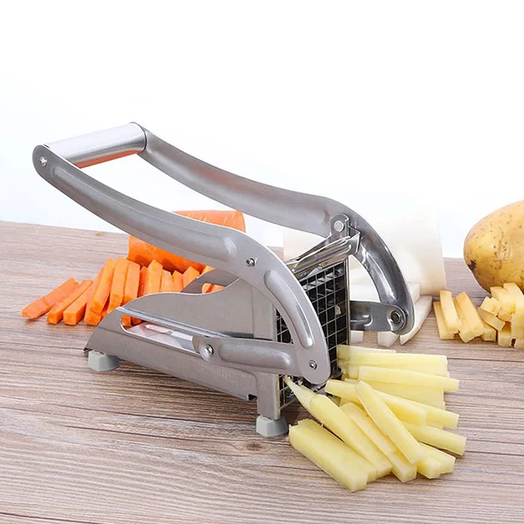 Hot Sale French Fries Slicer Potato Chips Maker Stainless Steel Manual Potato Cutter