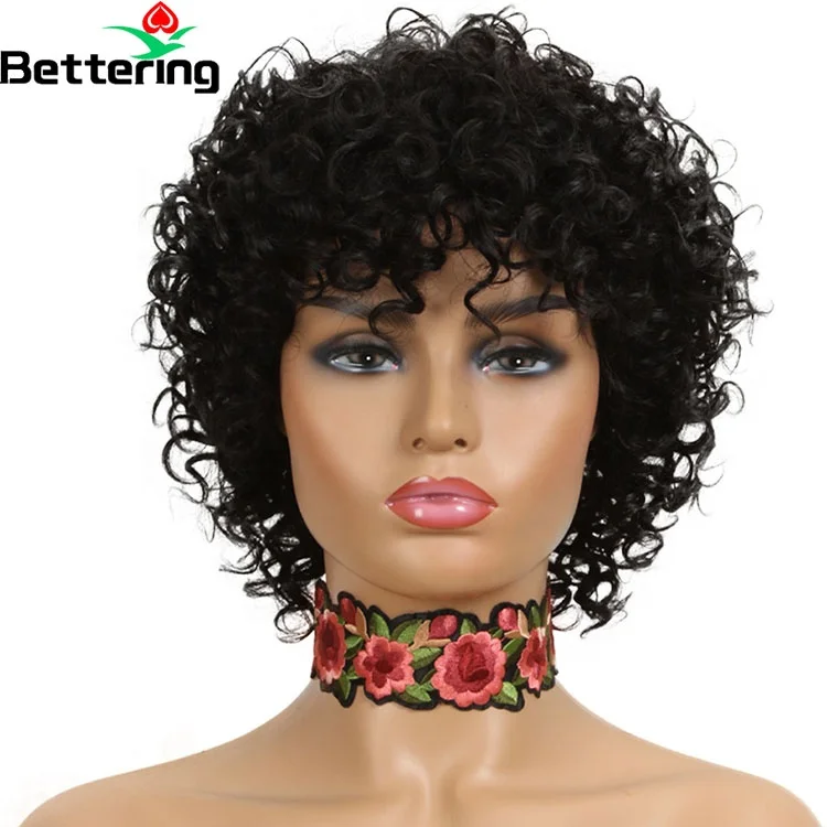 purple red lace frontal 100% turkish brazilian women men afro short kinky deep curly water wave synthetic remy human hair wig