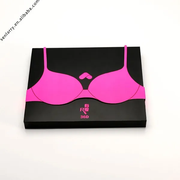 Factory custom printing lingerie package paper box with your own logo