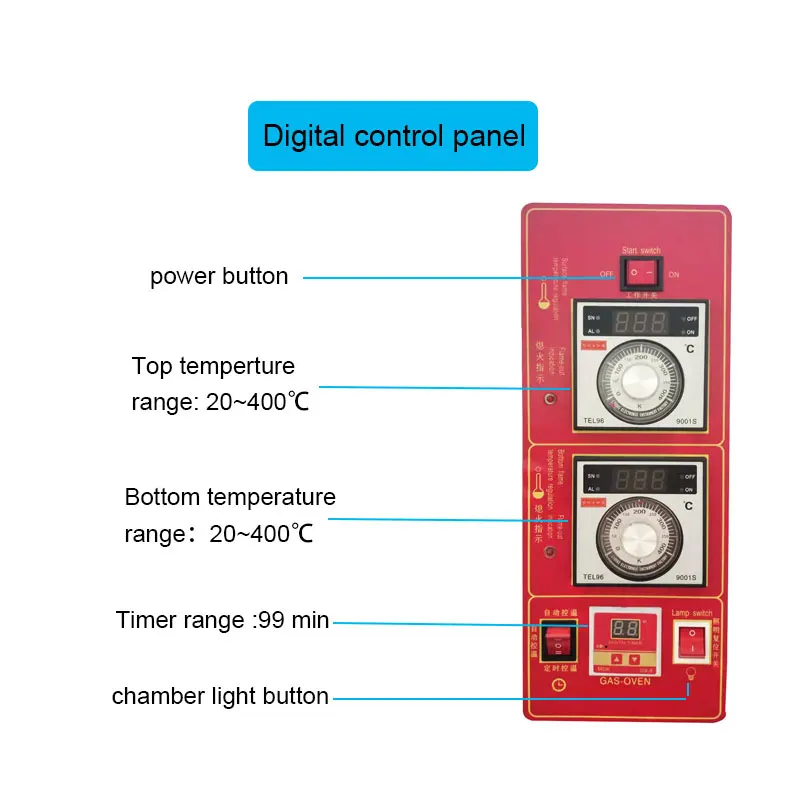 Factory supply hotel kitchen pizza baking equipment 3 deck 6 tray commercial gas oven for bakery