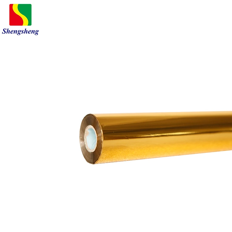 Gold Sticky Foil Roll Hot Stamping Foil Heat Transfer Foil for Wedding Card