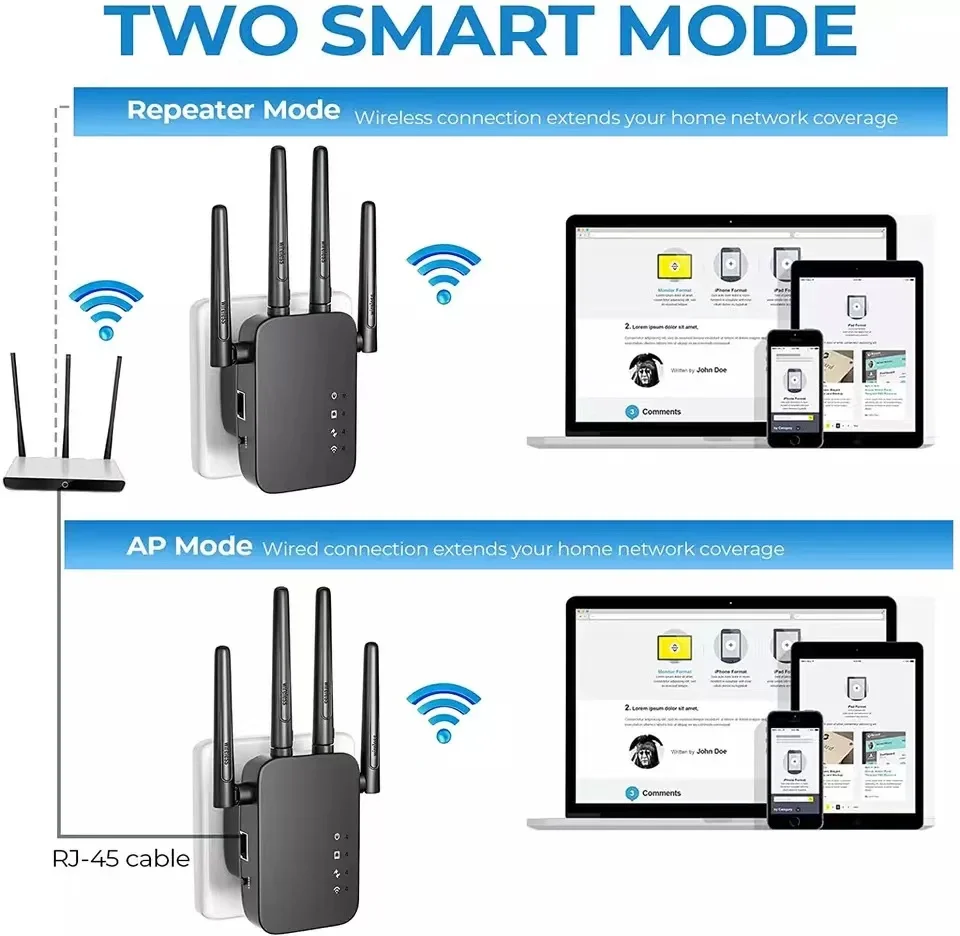 Оптовая продажа из Китая высококачественный ретранслятор Wi-Fi беспроводной усилитель сигнала Мобильный маршрутизатор Mercusys
