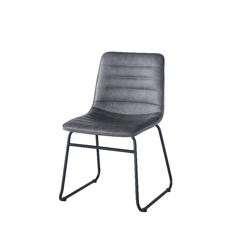 Nordic Cafe Leisure Vanity Leather Visitor Chair Modern Wholesale Restaurant Home Living Room Dining Chairs