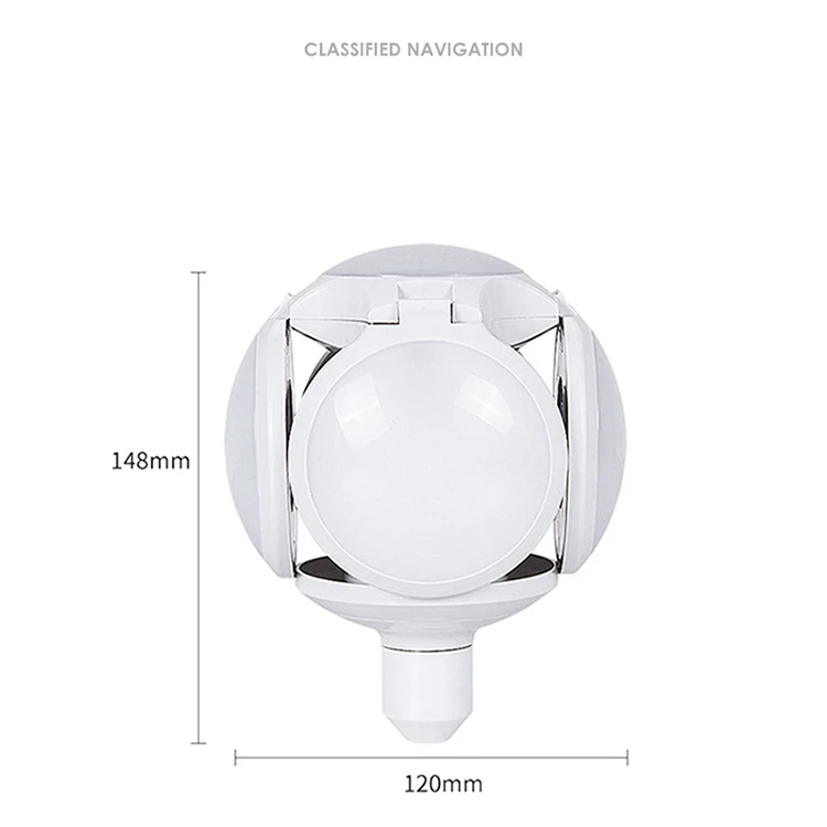 Высокая яркость футбол ufo арома-лампа холодный белый складной УФО свет E27 40 Вт деформируется сусальное золото светодиодный складной футбол лампы/футбольный светильник