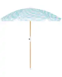 wholesale 100% cotton bind canopy beach essentials sun umbrella boho recycled material fringe parasol with carrying bag