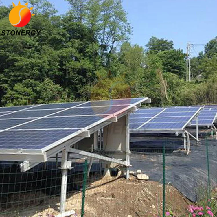 Waterproof solar rack pv ground mount N type ground solar Power Mounting System Bracket Kit