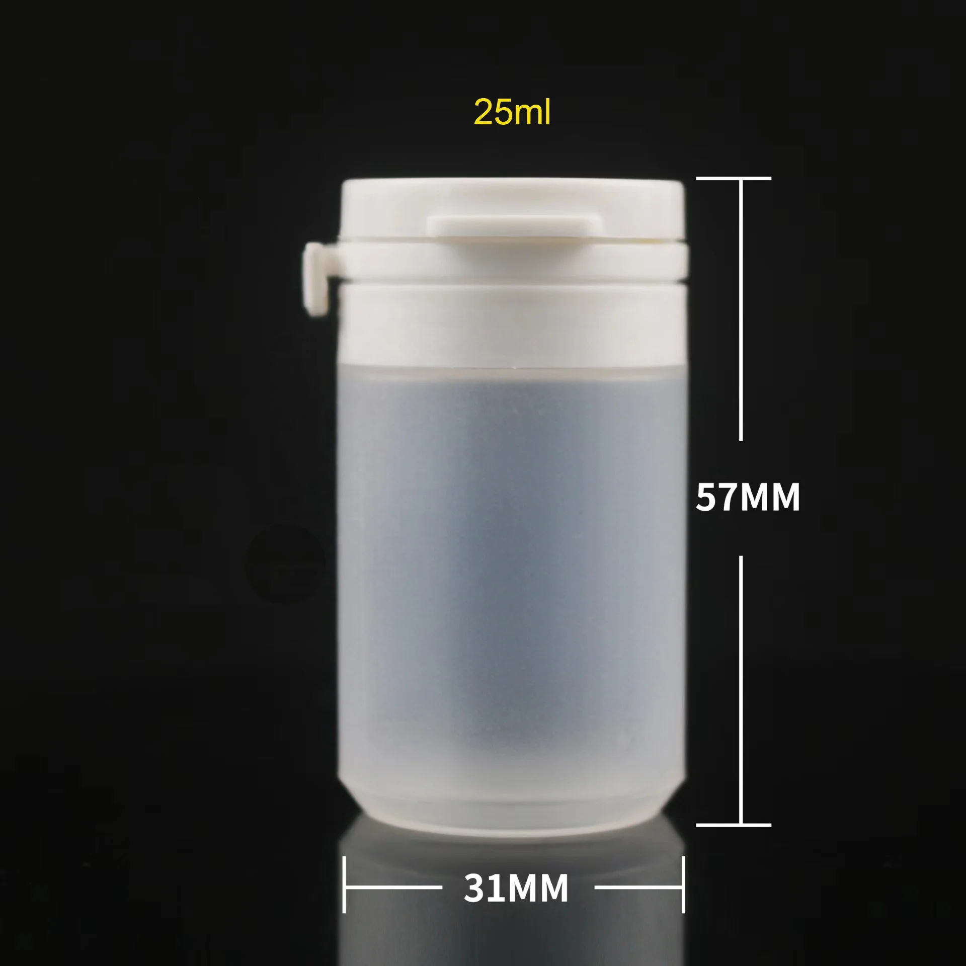 Candy Packaging Plastic Round Container 25ml for Health Product Plastic Bottle Chewing Gum Plastic Bottle Jar