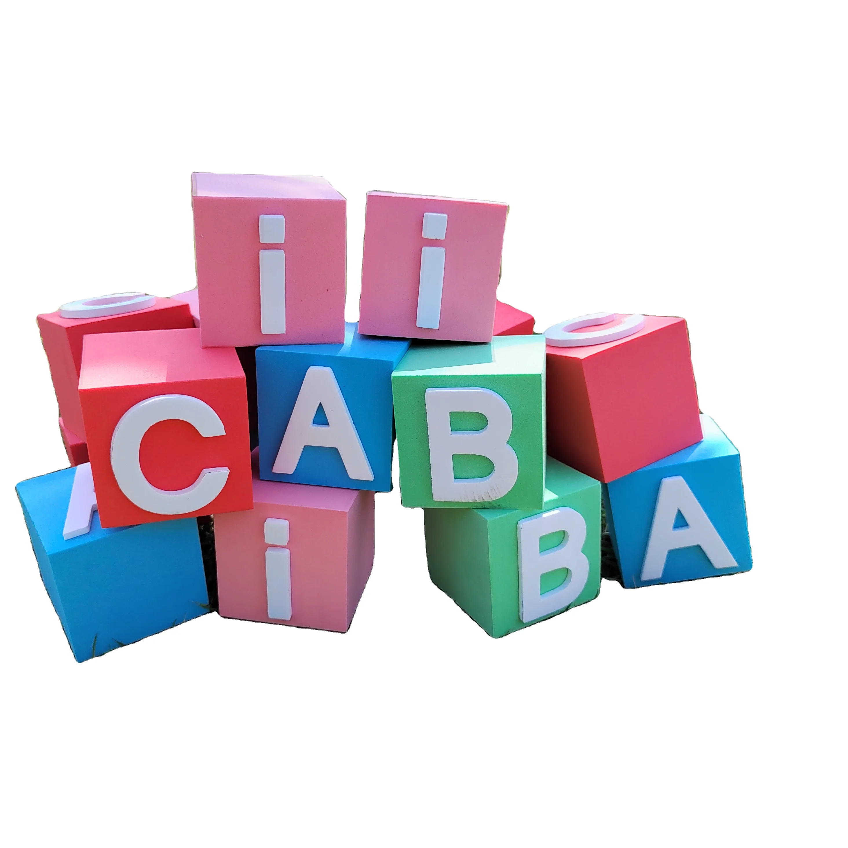 EVA Foam Dice Kid Educational Toys Party Game Dice Block Multi Sides letters Eva Foam Toys