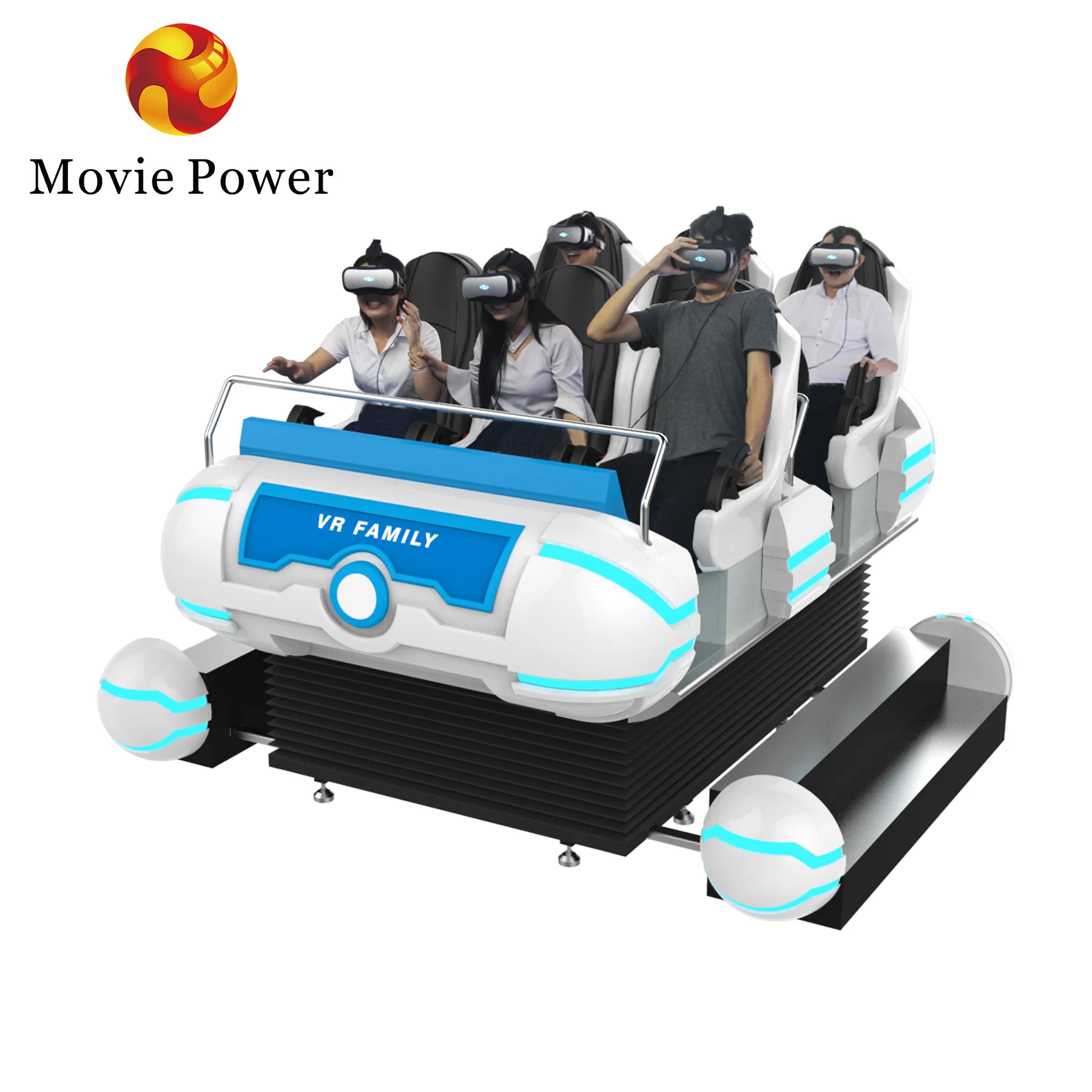 Crazy Zombies Virtual Reality 5D Cinema 9D VR Shooting Game Machine 4K HD 360 View Roller Coaster VR Chair