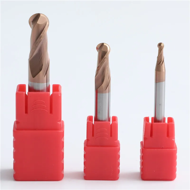 china manufacturing high hardness carbide ball nose end mills 3mm best carbide best barrel atrax end mill ball endmill  cutter