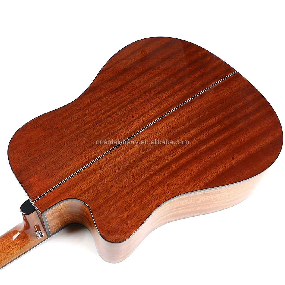 Cheapest electric handmade factory wholesale acoustic guitar made in China