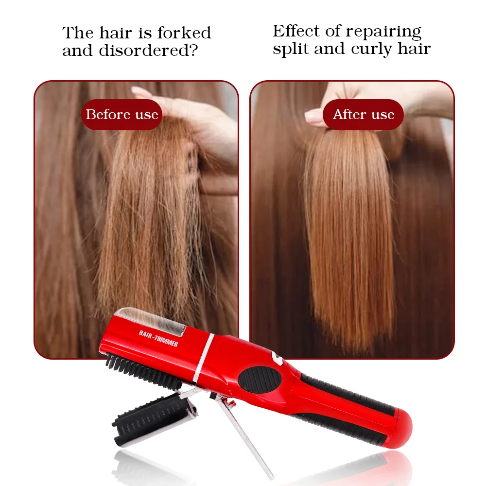 Cordless Dry Damaged Hair Cutting Remover Electric Trimmer for Women