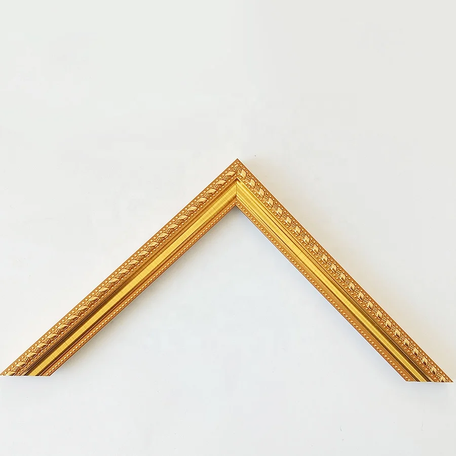 Wholesale Free Sample Golden Fancy Design Ornate Picture Frame Moulding