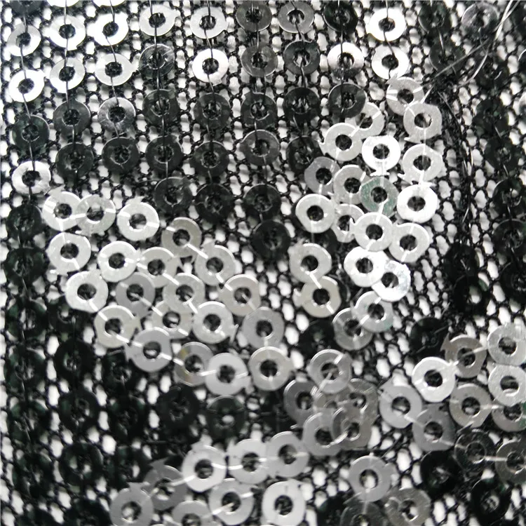 
New world online shopping Kids wear/Wildely Used multi color rainbow sequin fabric 