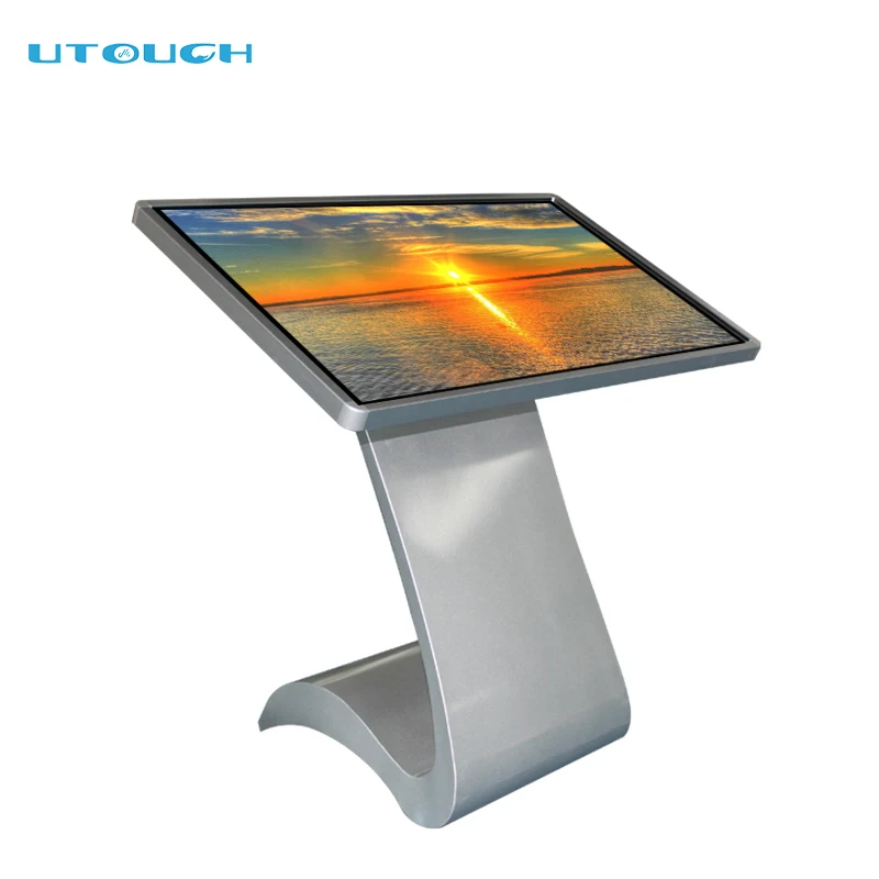 43 inch indoor wall mount LCD digital signage wifi touch screen monitor 4k ad player