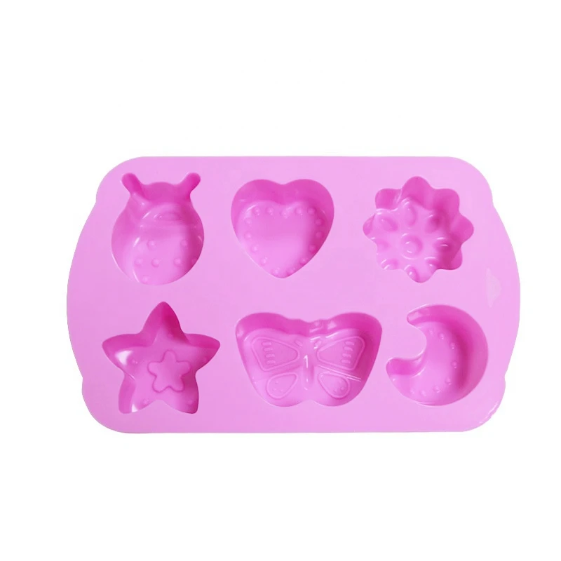 
New Random Cubes Insects&Moon Shape Silicone Cake Mold Muffin Mold Chocolate Mould Bakeware Baking Mold Tool Ice Cream Tools 