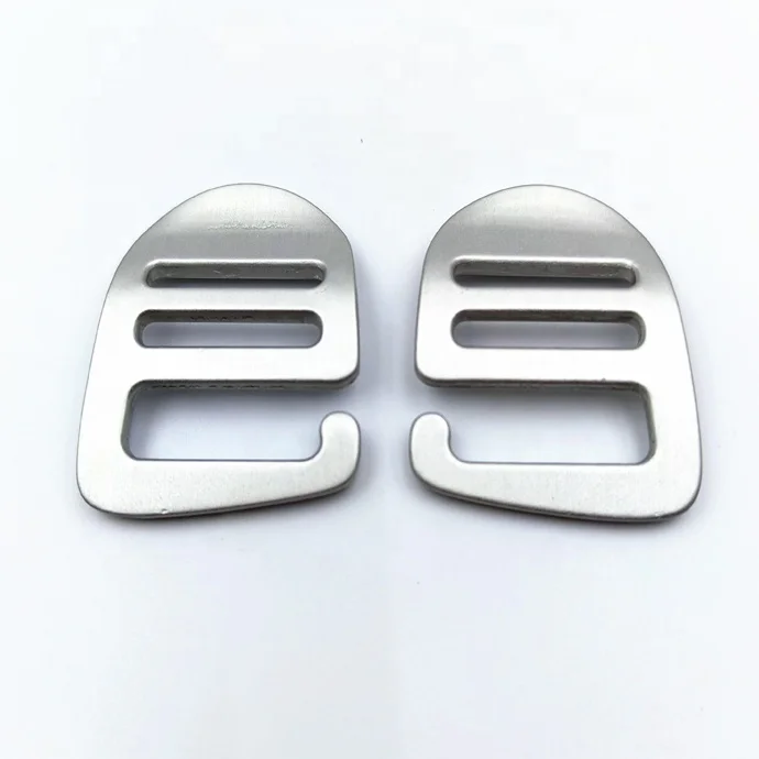 Aluminium metal g hook buckle ladder buckle hook 16mm 20mm 26mm 32mm 38mm