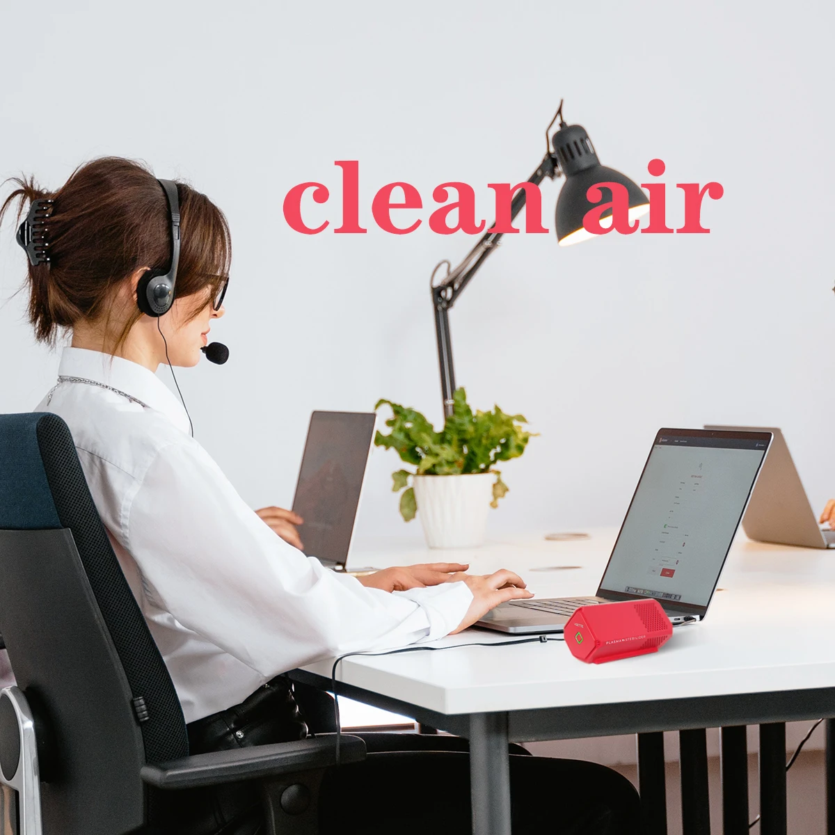 OEM/ODM portable air cleaner for room office remove germs mini ozone generator medical air purifier home desk