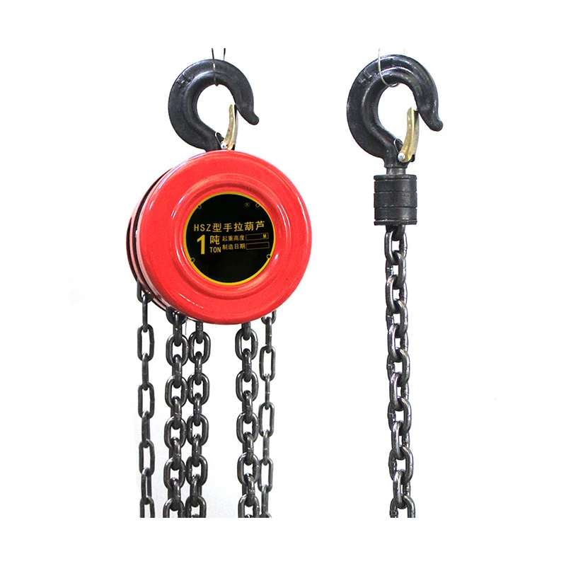 China supplier Hand manual chain hoist Lift 0.5T 1T 1.5T 2T 3T 5T 10T G80 lifting chain pulley chain block