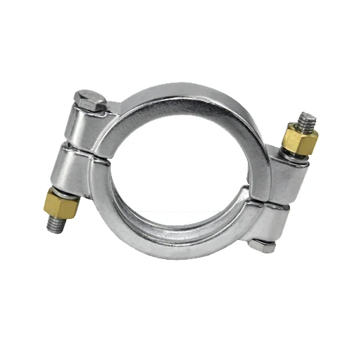 DONJOY Sanitary Stainless Steel 304 Heavy Duty Middle Single Double Pin Ferrule Clamp Tri Clamp Pipe Fitting